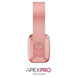 NEW Apex Pro Wireless Bluetooth Noise Cancelling Foldable Headphones Rose Gold